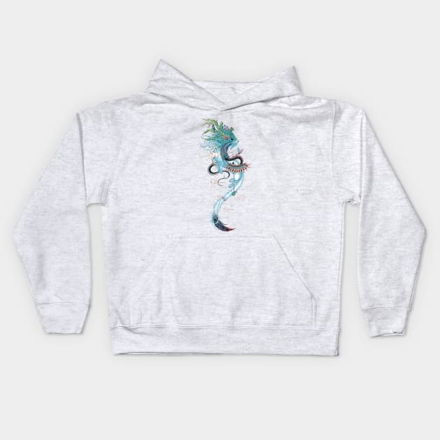 Journeying Spirit (Ermine) Kids Hoodie by MatMiller